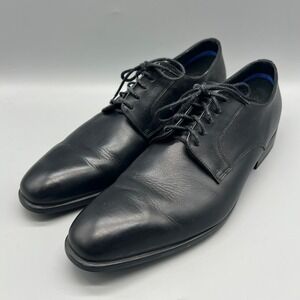 PS Paul Smith Daniel Black Leather Derby Dress Shoes Mens US 11 EUR 44 Portugal